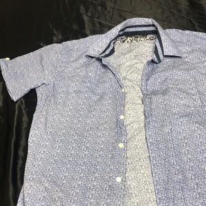 Hawaii flower print button up